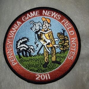 PATCH Pennsylvania Game News Field Notes Embroidered Patch 2011